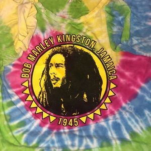 Tie dye bob Marley